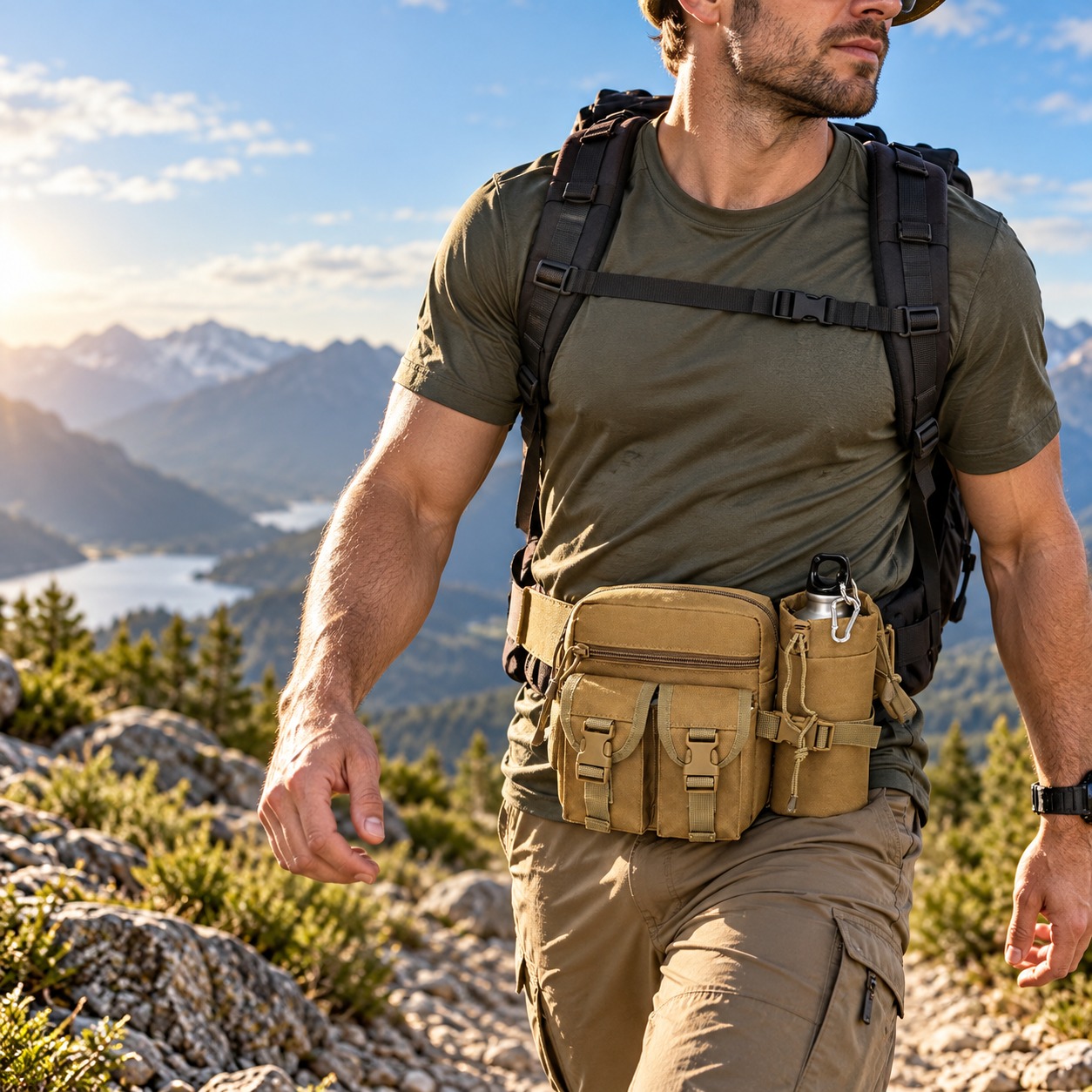 Multifunctional Tactical Fanny - Hiking Backpack Waterproof review and price